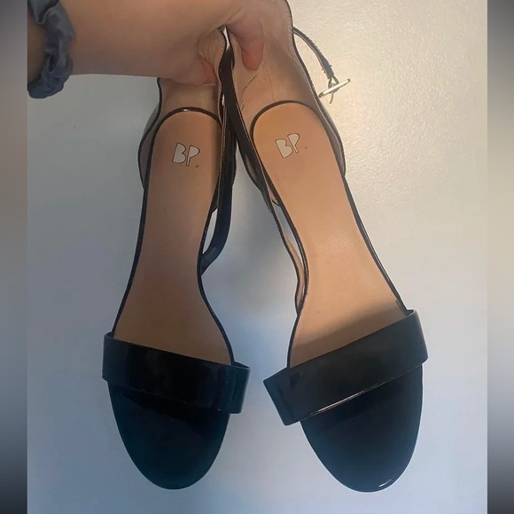BP Nordstrom Black Kitten Heels - Picture 2 of 4